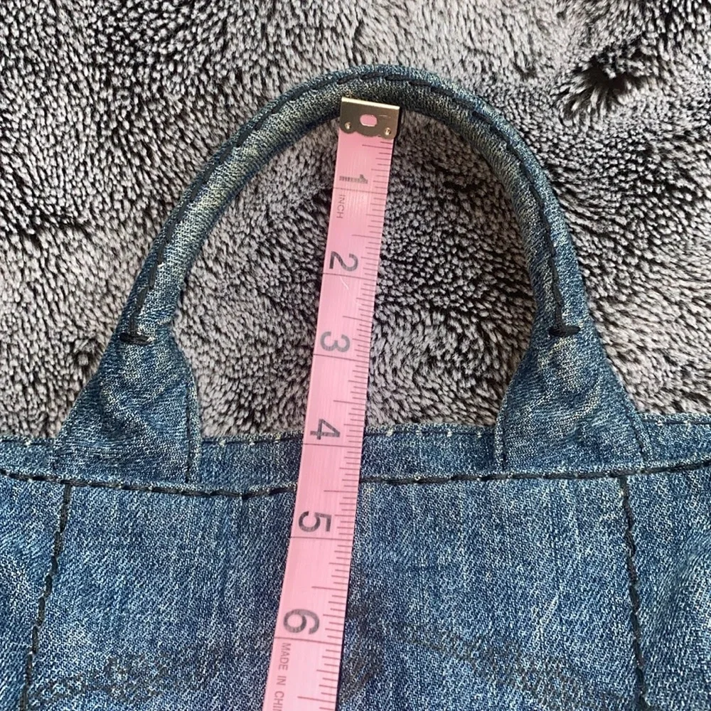 Prada Blue Denim Satchel - Picture 13 of 14